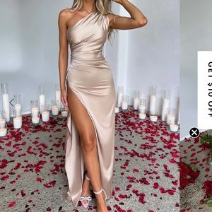 BABY BOO champagne dress